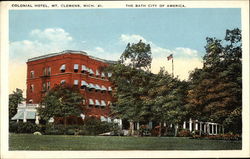 Colonial Motel Postcard