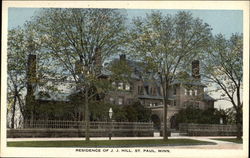 Residence of James J. Hill St. Paul, MN Postcard Postcard