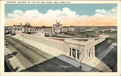 Stadium, College of City of New York Postcard