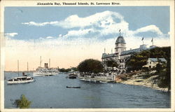 Alexandria Bay, St. Lawrence River Thousand Islands, NY Postcard Postcard