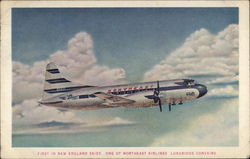 One of Northeast Airlines Luxurious Convairs Aircraft Postcard Postcard