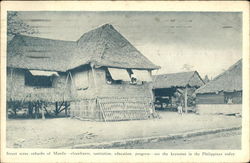 Suburban Street Scene Postcard