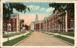 Harvard Graduate School of Business Administration Boston, MA Postcard Postcard