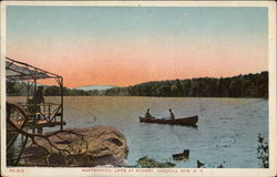 Kaaterskill Lake at Sunset - Catskill Mountains Haines Falls, NY Postcard Postcard