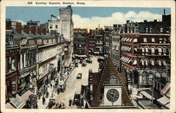 Scollay Square Boston, MA Postcard Postcard