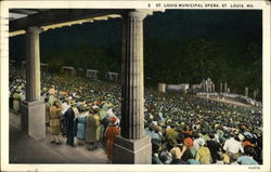 St. Louis Municipal Opera Postcard