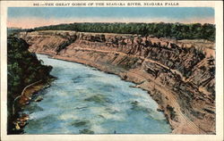 The Great Gorge of the Niagara River Niagara Falls, PQ Canada Quebec Postcard Postcard