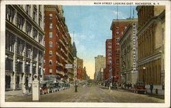 Main Street, Looking East Postcard