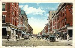 Water Street, Looking North Postcard