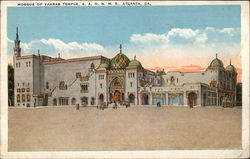 Mosque of Yaarab Temple, A.A.O.N.M.S Atlanta, GA Postcard Postcard