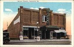 Strand Theatre Rockland, ME Postcard Postcard