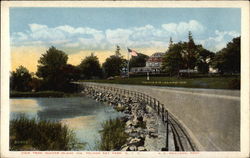 View from Hunter Island Inn, Pelham Cay Park New York, NY Postcard Postcard