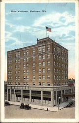 Hotel Manitowoc Wisconsin Postcard Postcard