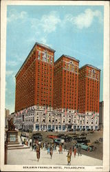 The Benjamine Franklin Hotel Philadelphia, PA Postcard Postcard