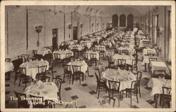 The Travertine Room showing pipe organ, Hotel Lincoln Indianapolis, IN Postcard Postcard