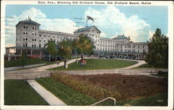 Saco Ave., Showing Old Orchard House Postcard