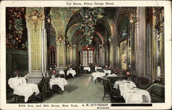 Tea Room, Prince George Hotel New York, NY Postcard Postcard