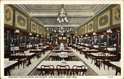 Gertner's Dining Room and Bakery Postcard