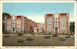 Hotel Francis Drake, Tenth St. at Fifth Ave. South Postcard