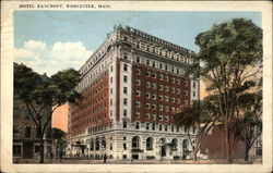 Hotel Bancroft Worcester, MA Postcard Postcard