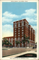 Hotel Seneca Columbus, OH Postcard Postcard