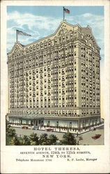 Hotel Theresa Postcard