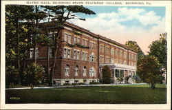 Edinboro State Teachers College - Haven Hall Postcard