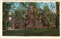 Recitation and Normal Halls, Edinboro State Teachers' College Pennsylvania Postcard Postcard