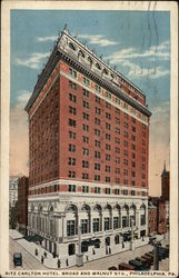 Ritz Carlton Hotel Postcard