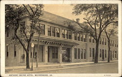 Anthony Wayne Hotel Waynesboro, GA Postcard Postcard