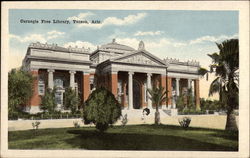 View of Carnegie Free Library Tucson, AZ Postcard Postcard