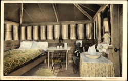 Yellowstone Park Camps Co., Single Tent Postcard