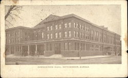 Convention Hall Hutchinson, KS Postcard Postcard