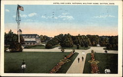 National Military Home - Hotel and Lawn Dayton, OH Postcard Postcard