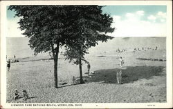 Linwood Park Bathing Beach Postcard