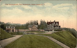 Port Headquarters, Fort Wadsworth Staten Island, NY Postcard Postcard