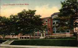 View of Union Hospital Fall River, MA Postcard Postcard