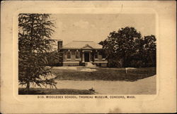 Middlesex School, Thoreau Museum Concord, MA Postcard Postcard