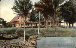 Lake House, Cobbosseecontee Lake Manchester, ME Postcard Postcard