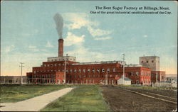 The Beet Sugar Factory Billings, MT Postcard Postcard