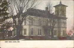 Court House Algona, IA Postcard Postcard