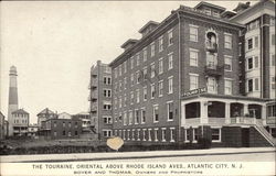 The Touraine, Oriental Above Rhode Islands Aves Atlantic City, NJ Postcard Postcard