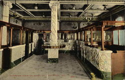 Interior View of Bank of Carthage Missouri Postcard Postcard