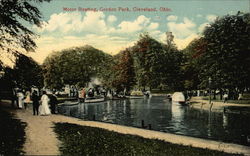 Motor Boating, Gordon Park Postcard