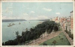 The Hudson River and Riverside Park New York, NY Postcard Postcard