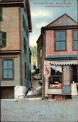 Old Town By-Way, Market Square Marblehead, MA Postcard Postcard