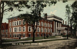 House of Mercy Hospital Pittsfield, MA Postcard Postcard