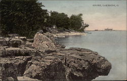 View of Shoreline Lakeside, OH Postcard Postcard