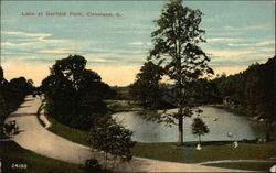 Lake at Garfield Park Cleveland, OH Postcard Postcard