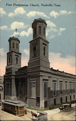 First Presbyterian Church Nashville, TN Postcard Postcard